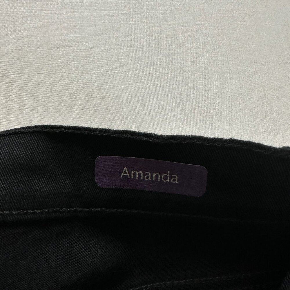 Gloria Vanderbilt Amanda Jeans Women 6 Stretch Denim Classic Fit High Rise Black - Picture 12 of 13